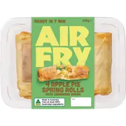 Air Fry Apple Pie Spring Rolls With Cinnamon Sugar 4 pack