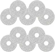 Pack of 10 Mop,Compatible for Dreame,L10s Ultra/L10s Pro Ultra/L20 Ultra/L10s Pro Ultra Heat/Xiaomi X10+ Vacuum Robot, Washable