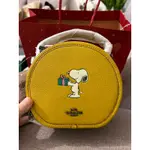 全新 含運COACH 正版 史努比聯名 SNOOPY 全新未用