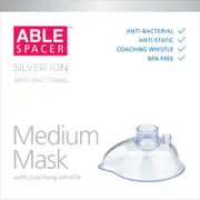 Able Spacer Antibacterial Whistle Medium Mask