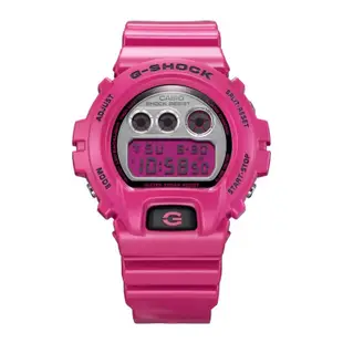 CASIO 卡西歐G-SHOCK 經典系列 運動電子錶 粉 DW-6900RCS-4_50mm