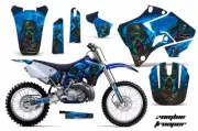 Dirt Bike Graphic Kit Decal Sticker For Yamaha YZ125 YZ250 96-01 ZOMBIE BLU