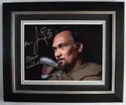 Jimmy Smits Signed 10x8 Framed Autograph Photo Display Star Wars Film AFTAL COA