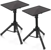 Laptop Projector Tripod Stand - 2 Pcs Computer, Book, DJ Equipment Holder Mount