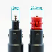 50pcs Universal 12V 24V DC Car Hella Truck Cigarette Plug With ON/OFF Switch
