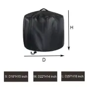 Weather resistant Firepit Cover Protects against Moisture and Strong Winds