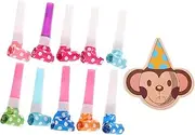 Gatuida 10 Sets Cartoon Party Noisemakers Whistles Blowouts for Fun Birthday Blowouts Horns Quality Assured Safe Materials for Celebrations and Cheerleading Activities