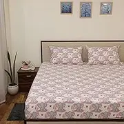 Bed Sheets Brushed Microfiber Cuteelephant_Micro Patterned Sheet & Pillowcase Sets_Double - 90x100 Inch