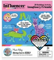 The Influencer Initiative IMAGINARY FRIENDS 3D Building Activity, Ages 3+ NEW