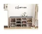 Wooden Shoe Cabinet Bench Organiser Shoes Rack Storage Shelf 10 Cubes
