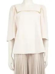 See by Chloe Pink Lace Embroidered Top