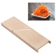 WOODEN WIDE SHREDDER GRATER CUTTER SLICER FOR KOREAN CARROTS (30*10 cm / 12*4")