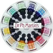 Dr. Ph. Martin's TECH Drawing Ink (Set 1) Ink Bottle, 1.0 oz, Set 1, 1 Bottle