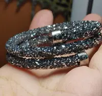 在飛比找Yahoo!奇摩拍賣優惠-Swarovski Crystaldust Cuff/Ban