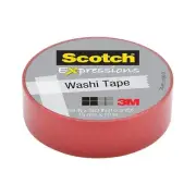 Scotch 3M expressions washi tape red Crafting Tape (P32)
