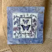 C-029 Butterflies And Flowers Design Paper Napkins For Decoupage Crafting