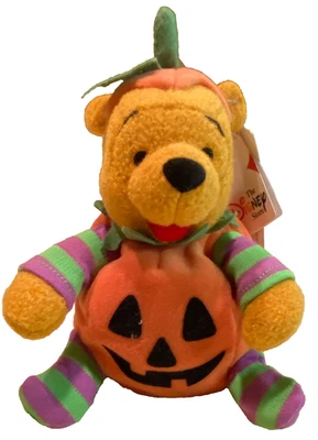 Disney Winnie the Pooh Plush Bean Bag Halloween Pumpkin Costume Tags 2000