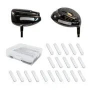 20 Pcs Golf Weighted Lead Tape Golf Clubs Tape Strips for Adding Swing Weight