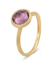 Marco Bicego 18K Yellow Gold Jaipur Color Amethyst Stackable Ring