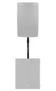 Rockville Threaded Air Assist Subwoofer to Speaker Pole Mount For RCF SUB 9004AS