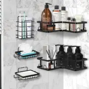 Shower Caddy,5 Pack Self Adhesive Shower Caddy Corner Basket Shelf, Bathroom Sho