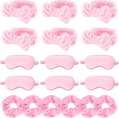 WHAVEL 18 Pcs Sleepover Party Supplies for Girls - Pink Party Favors Include ...