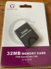 32MB Memory Card Block For Nintendo Wii Gamecube GC Game System Console