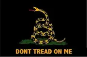 4x6 Gadsden Don't Tread On Me Flag Black 4'x6' Banner USA SELLER