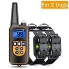 Electric Dog Training Collar Waterproof Dog Bark Collar Pet with Remote Control