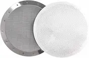 2 Pieces Metal Coffee Filters Compatible with AeroPress and Ultra-fine Makers Reusable Stainless Disc Coffee Filters Quality Coated Stainless Steel in Cafe Maker Party Gifts