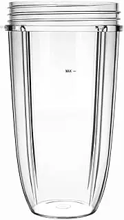 32OZ Colossal Cup Replacement Parts Compatible with NutriBullet Blender 600W and Pro 900W Series – Blender Jar Accessories Also Fits NutriBullet 1000W (Prime) / Pro+ 1200W Models