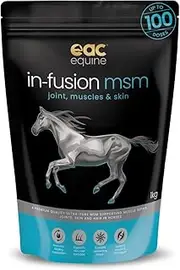 in-Fusion msm Ultra Pure Methylsulfonylmethane Joint Supplement for Horses, Dogs and Cats 1 kg