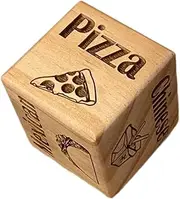 Food Dice,Creative Wooden Food Game Dice | Naughty Date Night Games Dinner Decision Maker, Wooden Board Game Accessories for Women and Men