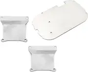 1/10 Stainless Steel Chassis Armor Set, RC Car Accessories for Tamiya TT01 On-Road
