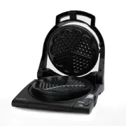 Chef'sChoice Belgian Waffle Maker Black 1100-Watt Texture Control Easy cleanup