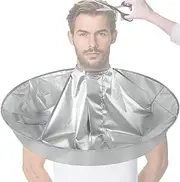 Hair Catcher for Haircuts | Silver-Coated Hair Cut Apron Hair Cloak - Hairdressing Umbrella Cape Reusable Barber Cape for Adults Children
