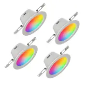 NANOLEAF Essentials Colour Smart LED Downlight (matter) - 4 pack