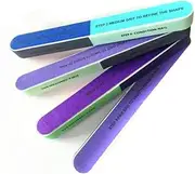 10PCS 7 Ways Professional Colourful Nail Buffing Block Manicure Pedicure Tool Emery Board Nail Art Care Buffing Buffer Sanding Files Shiny Block