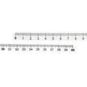 Adhesive Ruler, 10Pcs 40cm Measure Tape Sticker Clear Background Black Text