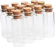 Sealed Glass Bottles 12ml Mini Jars Lids for Decorative Bottles or Diy Projects