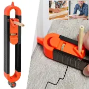 Profile Scribing Tool Contour Gauge Locking Precise Measuring Tool Adjustable☸