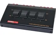Dynalink 200W 4 Way Sturdy Steel Case Construction Stereo Speaker Switch Box