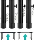 Table Leg Extenders for Folding Tables Straight/Bent Leg,Heavy Duty Folding Tabl