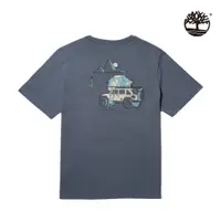 在飛比找蝦皮商城優惠-Timberland 男款灰藍色短袖印花T恤|A5UWKDH