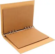 COMNESTBI Notepad Binder Cover Refillable Notebook Shell Binding Belt for School Office Use