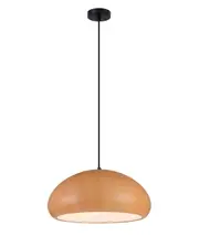 Ligna Dome Pendant Light Cherry Golden Oak
