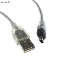 在飛比找蝦皮購物優惠-Mylov USB 公頭轉火線 IEEE 1394 4 針公