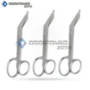 3 One Large Ring Lister Bandage Scissors 8" Surgical Instruments