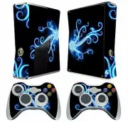 Dark Flower 033 Vinyl Decal Skin Sticker for Xbox360 slim and 2 controller skins
