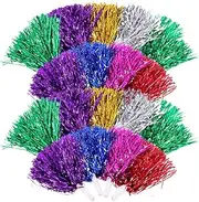 TOVINANNA 18pcs Cheerleading Pom Poms Decorative Balls for Sports Meet Cheerleader Prop